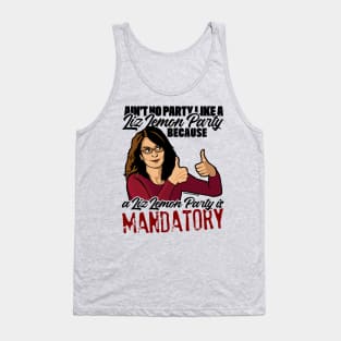 Liz Lemon Party Tank Top